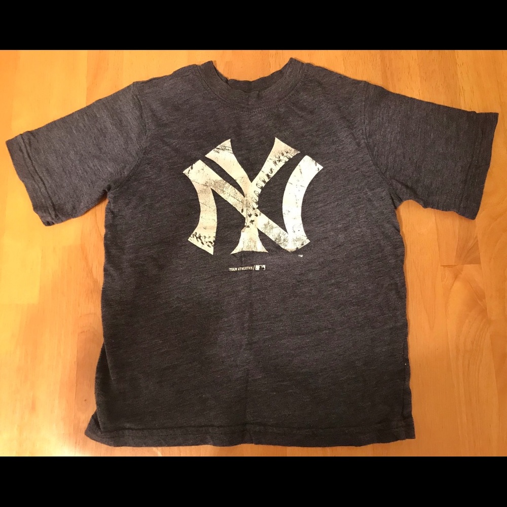 New York Yankees authentic unisex youth marled tee